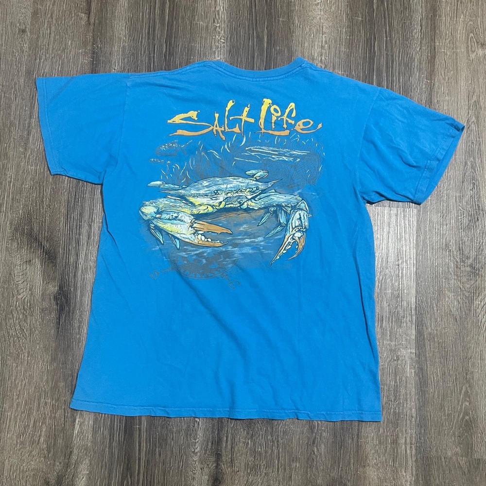 Salt life crab graphic tee